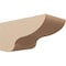 Ekena Millwork 9"W x 18"D x 9"H Wide Greensboro Rough Cedar Woodgrain TimberThane Corbel, Primed Tan CORUR09X18X09GRNRCPR - alternate 1